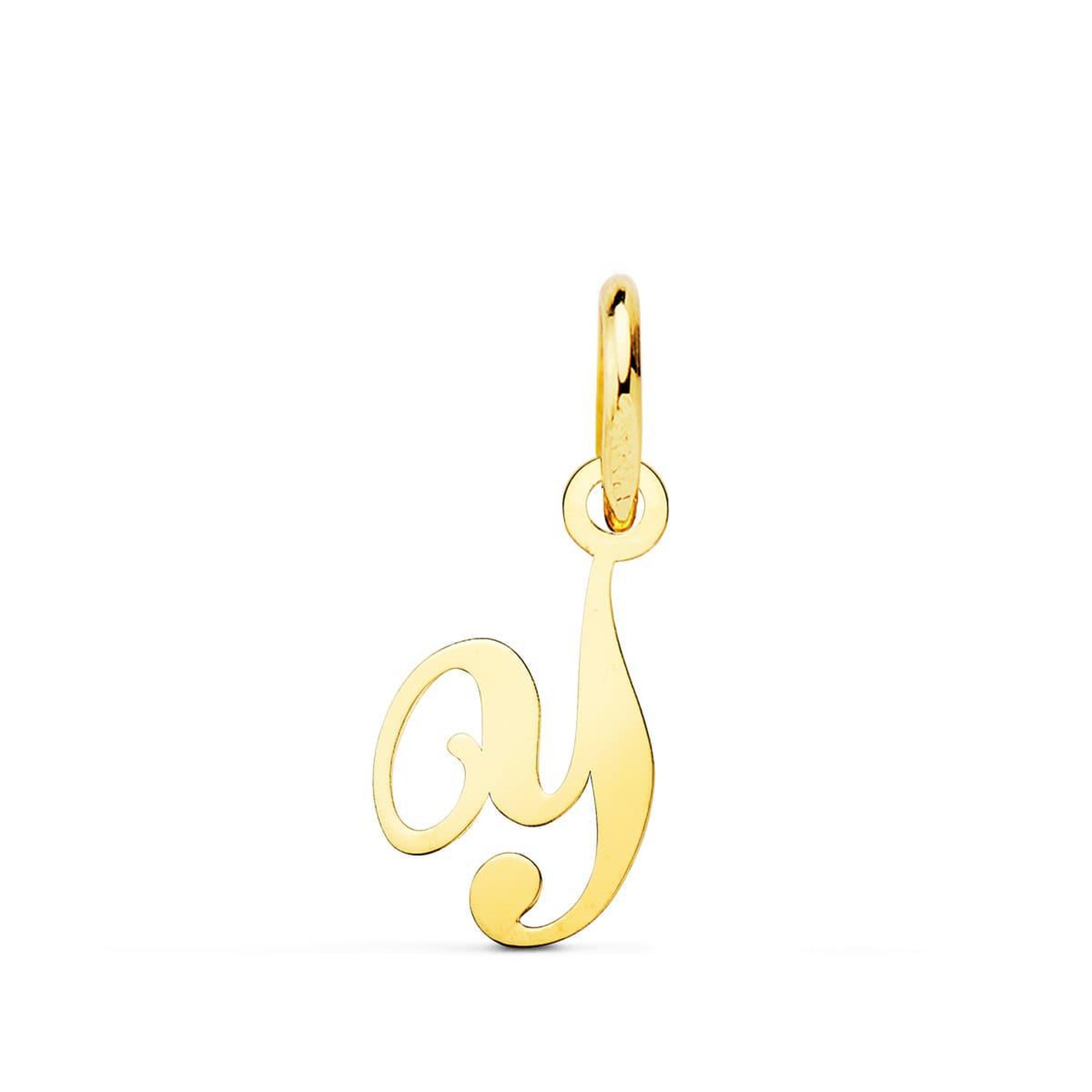 L'ATELIER D'AZUR Pendentif Lettre  Y  Or 750 Jaune - Chaine Offerte