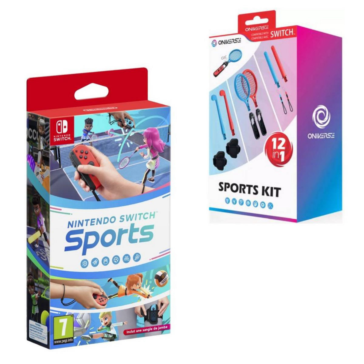 NINTENDO Nintendo Switch Sports + Pack de 12 accessoires Nintendo Switch Sport