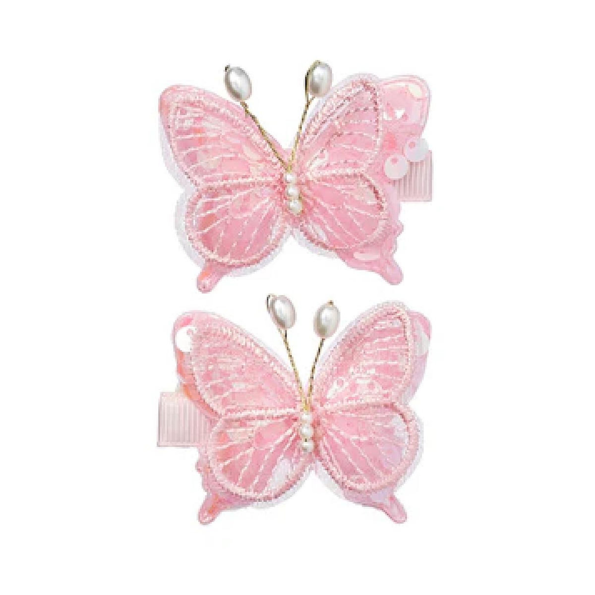 SOUZA Barrette de cheveux Chaja papillon rose