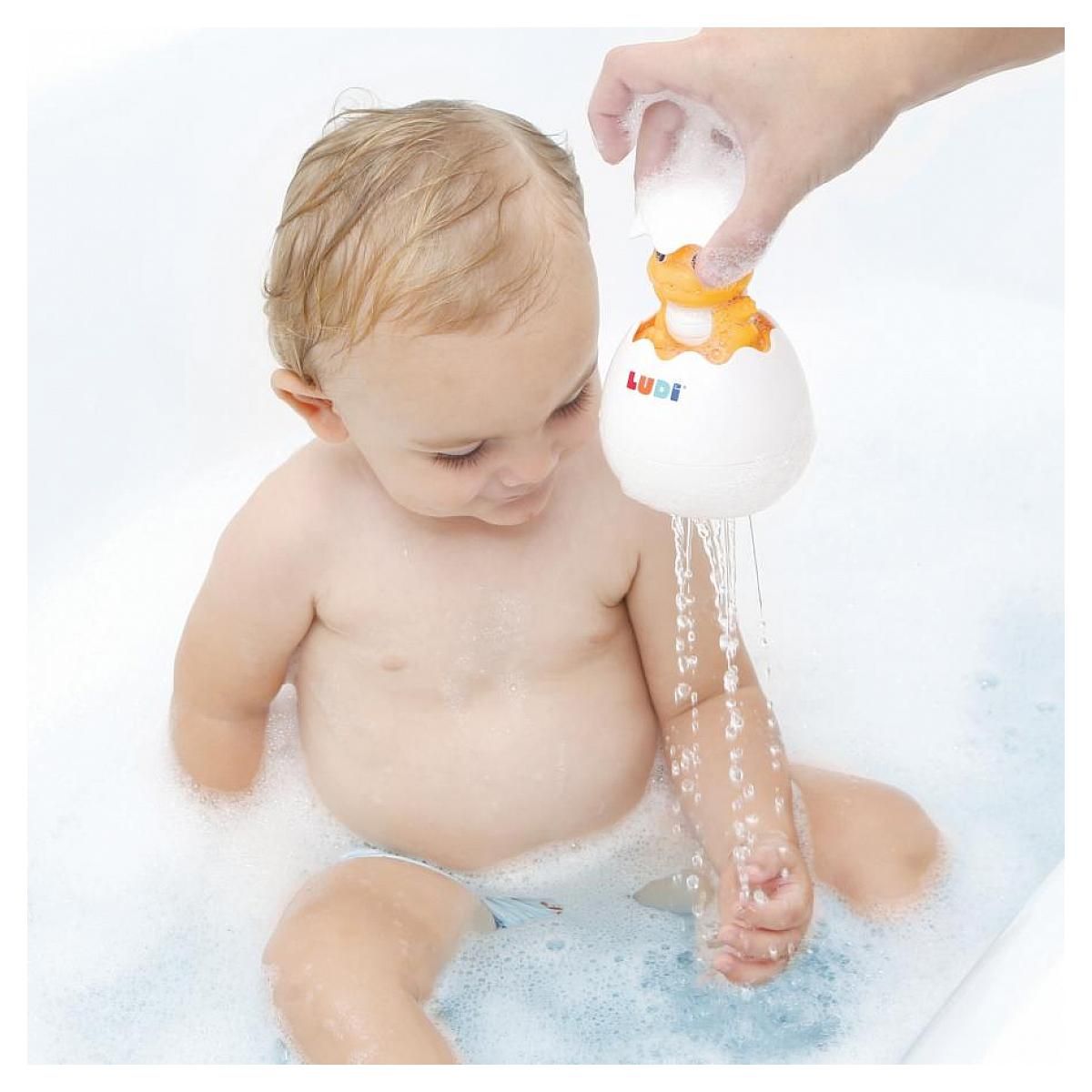 LUDI Oeuf de bain magique dino rigolo