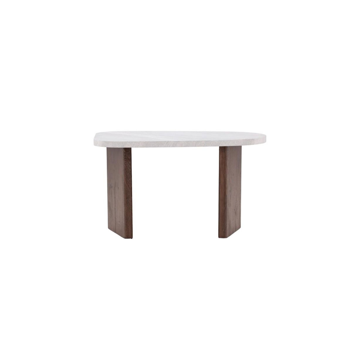 Paris Prix Table d'Appoint Effet Béton  Gronvik  70cm Gris Clair