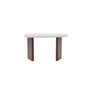Voir la diapositive 2 : Paris Prix Table d'Appoint Effet Béton  Gronvik  70cm Gris Clair