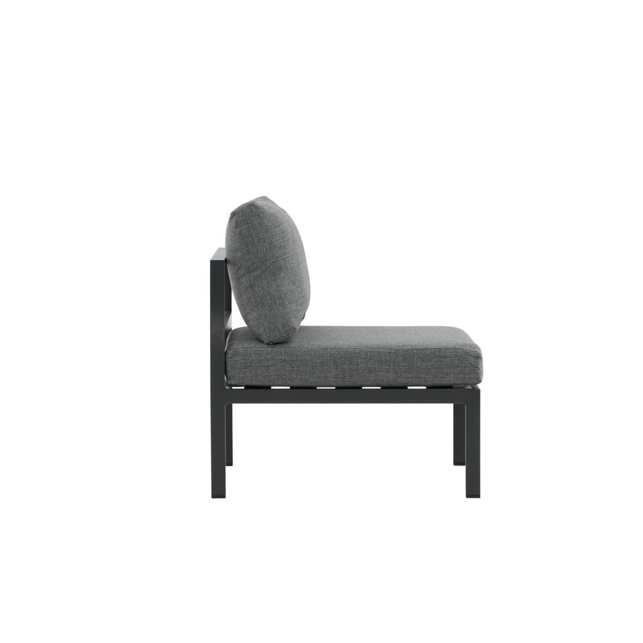Voir la diapositive 3 : Paris Prix Module canapé de jardin  copacabana  74cm noir
