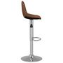 Voir la diapositive 4 : VIDAXL Tabourets de bar lot de 2 marron tissu