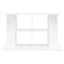 Voir la diapositive 4 : VIDAXL Support d aquarium blanc brillant 100x40x60cm bois d ingénierie