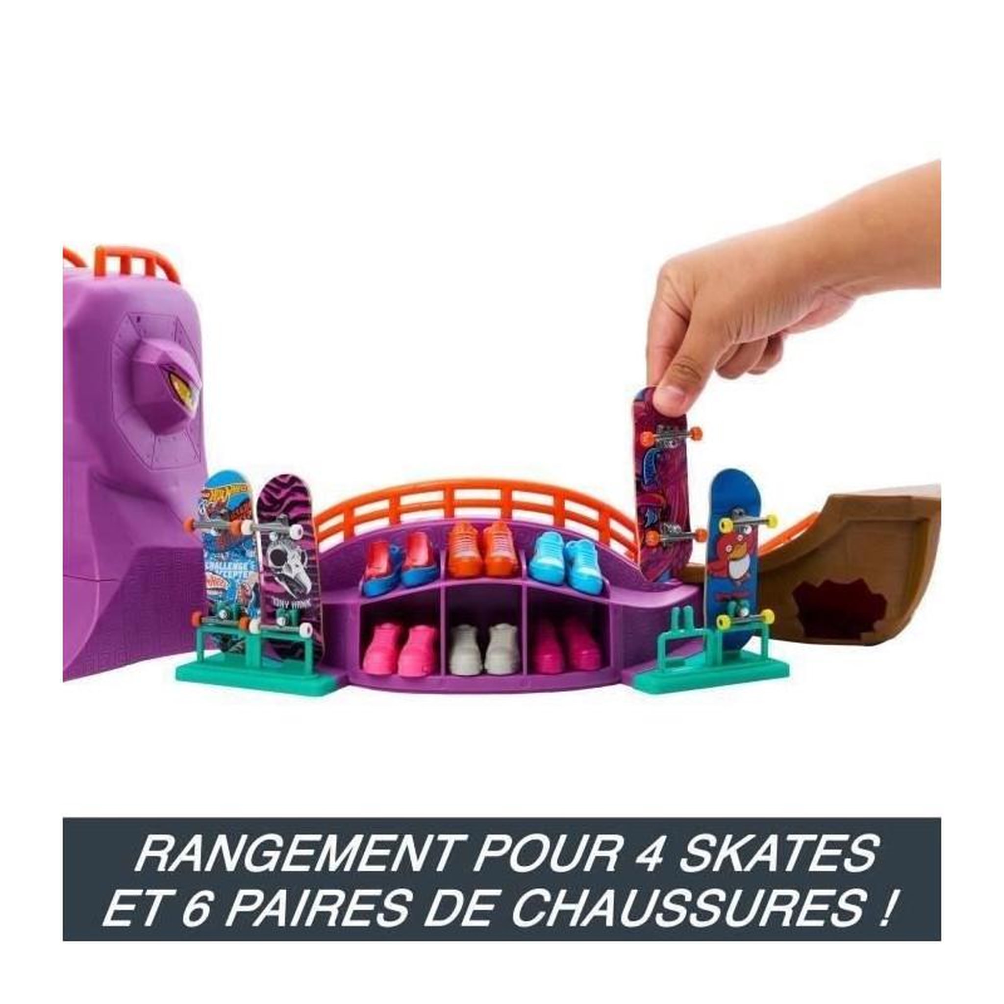Voir la diapositive 3 : Hot Wheels Skatepark Octopus - Hot Wheels - HMK01 - Véhicules Hot Wheels