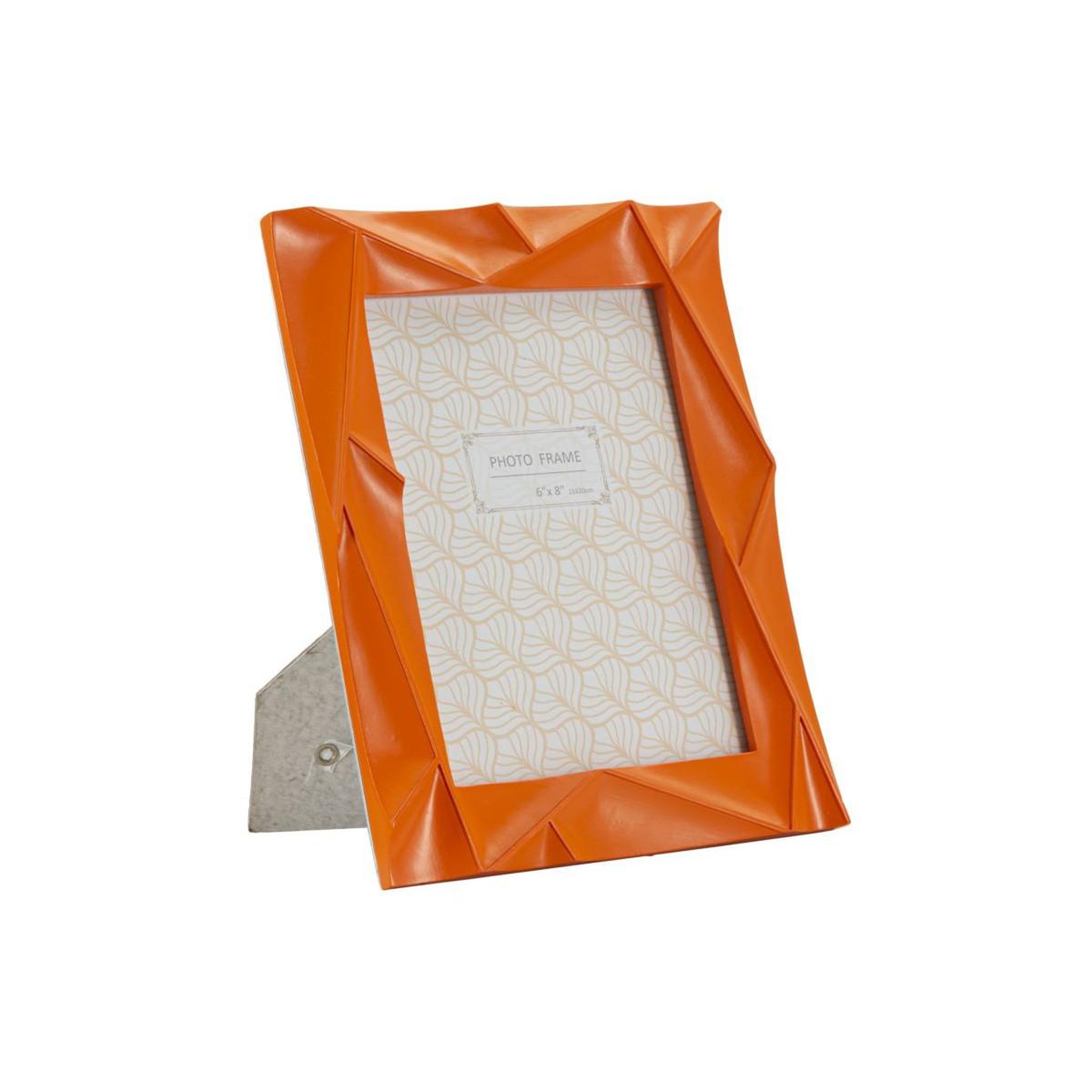 Paris Prix Cadre photo déco en résine  orangy  15x20cm orange
