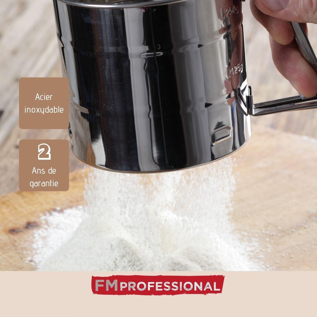FM PROFESSIONAL Tamis de farine en inox 10 cm FM Professional