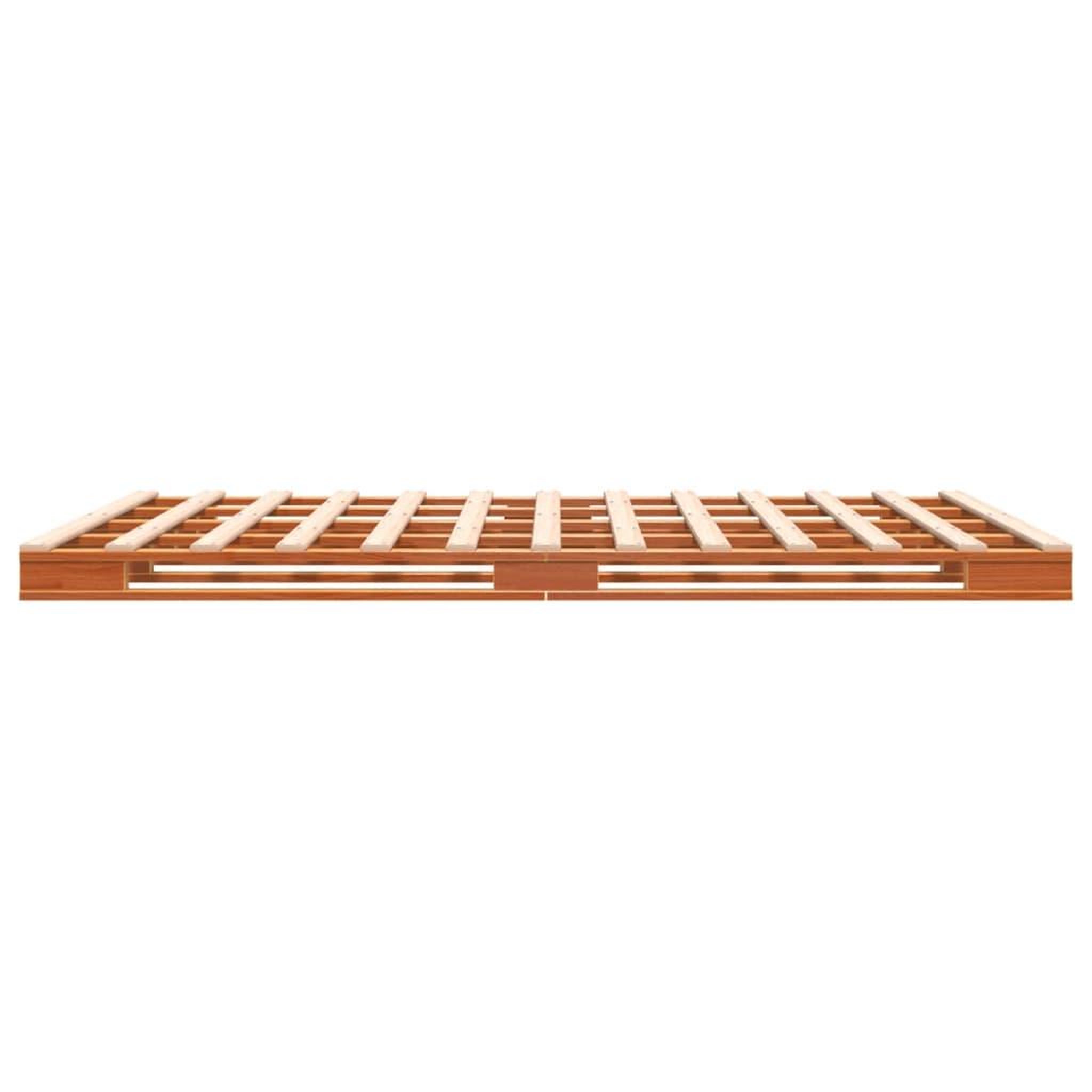 Voir la diapositive 5 : VIDAXL Lit de palette sans matelas cire marron 140x200 cm pin massif