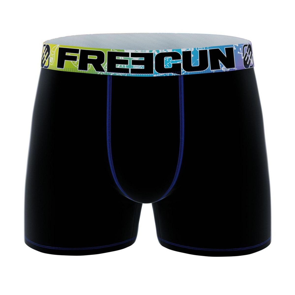 FREEGUN Lot de 3 boxers enfant Uni Rainbow