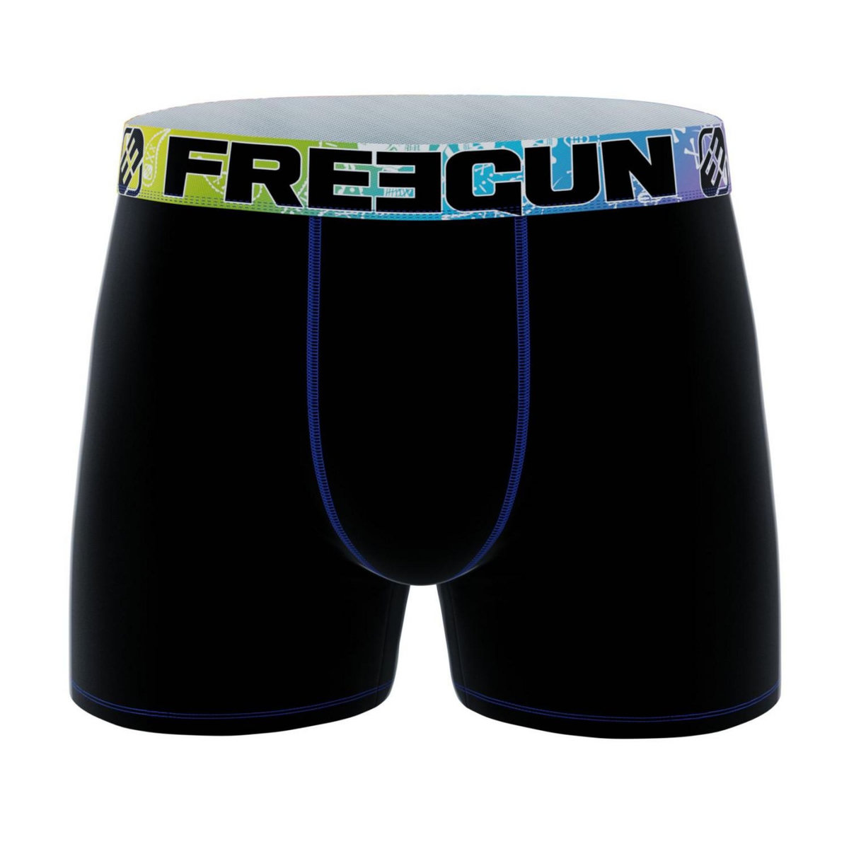 FREEGUN Lot de 3 boxers enfant Uni Rainbow