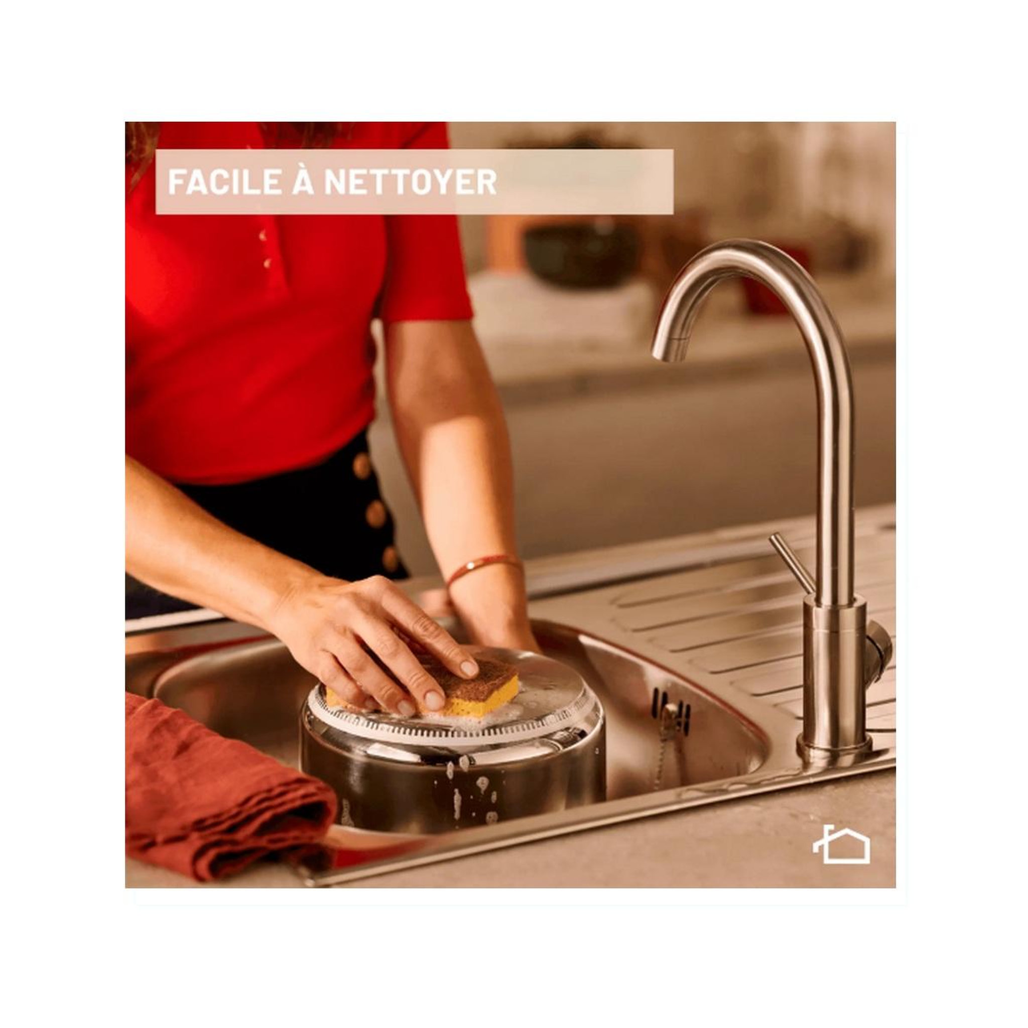 Voir la diapositive 6 : Lagostina Casserole inox 20cm sans poignée + couvercle verre - 012138031214
