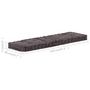 Voir la diapositive 6 : VIDAXL Coussin de plancher de palette Coton 120x40x7 cm Anthracite