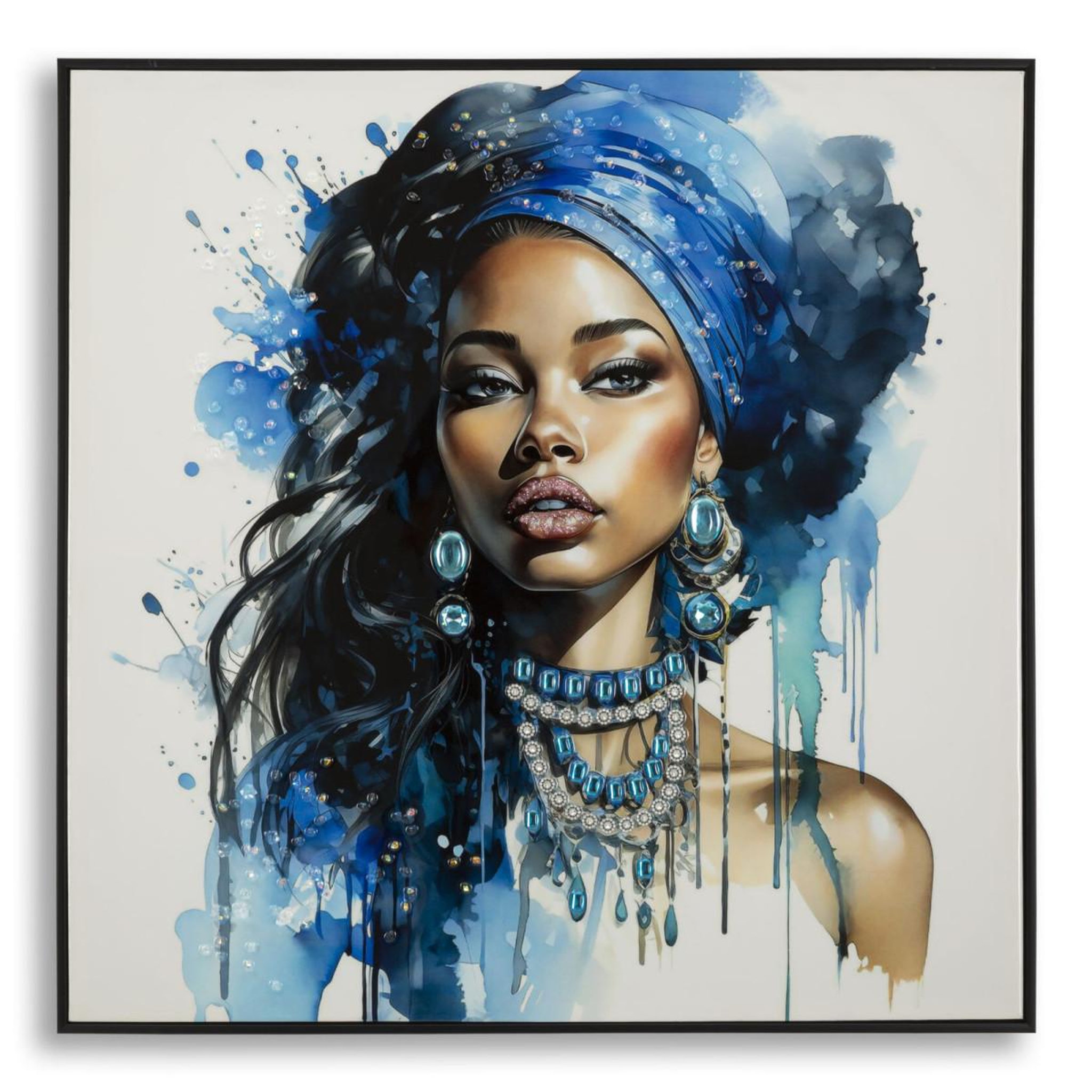 Paris Prix Tableau imprimé déco  altea  82x82cm multicolore