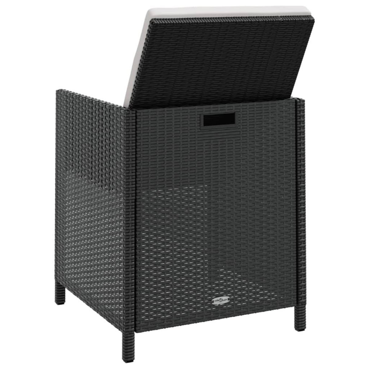 VIDAXL Ensemble a manger d'exterieur 9 pcs resine tressee et acacia