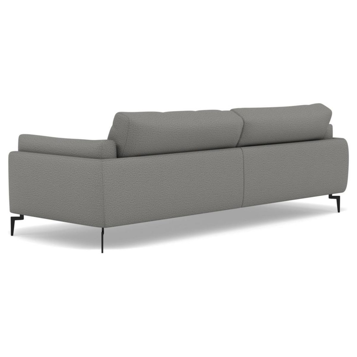 LISA DESIGN Carlos - canapé d'angle gauche 4 places ultra moelleux en tissu texturé