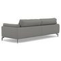 Voir la diapositive 5 : LISA DESIGN Carlos - canapé d'angle gauche 4 places ultra moelleux en tissu texturé