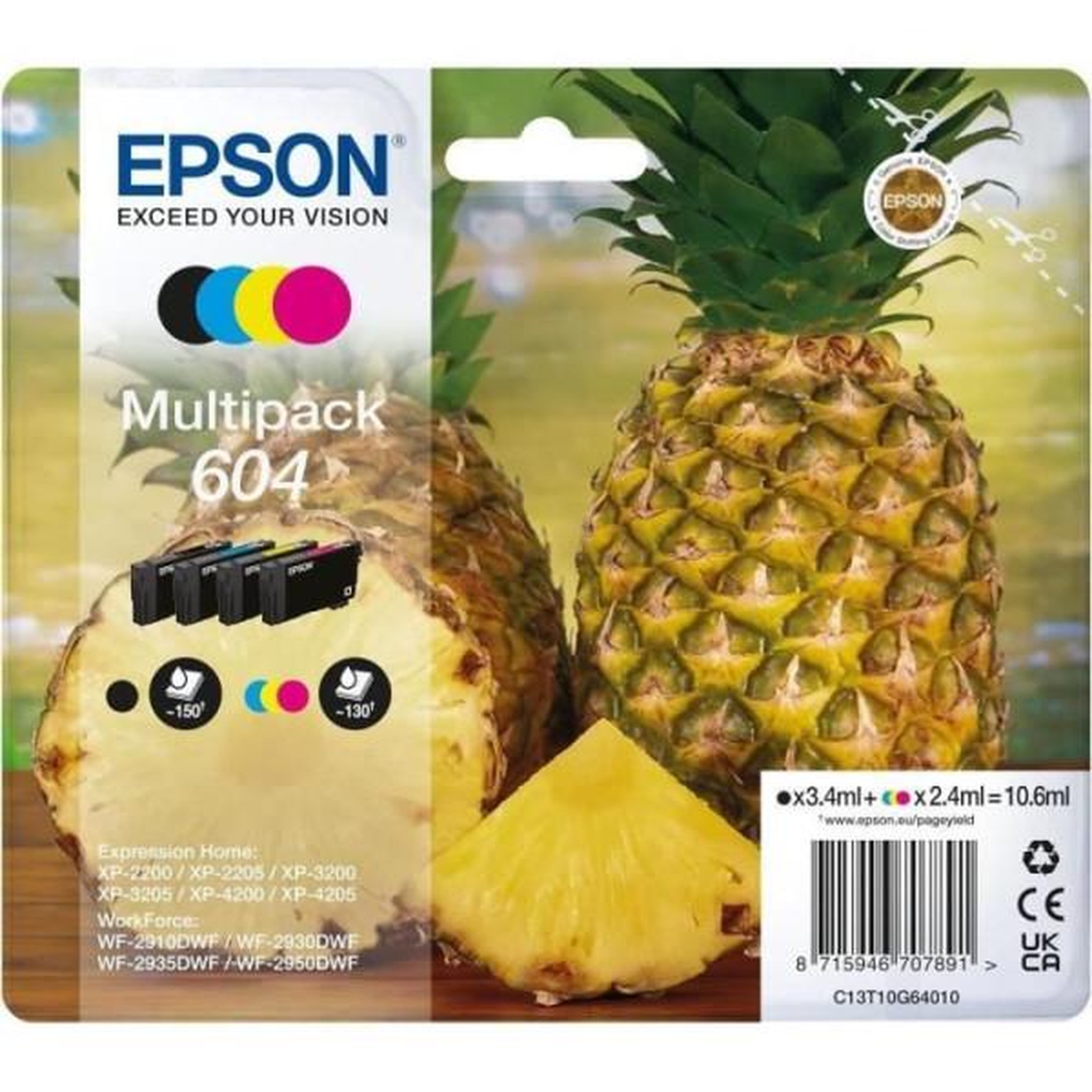 Epson Encre - epson - multipack 4 couleurs - haute capacité - compatible expression home xp-4200