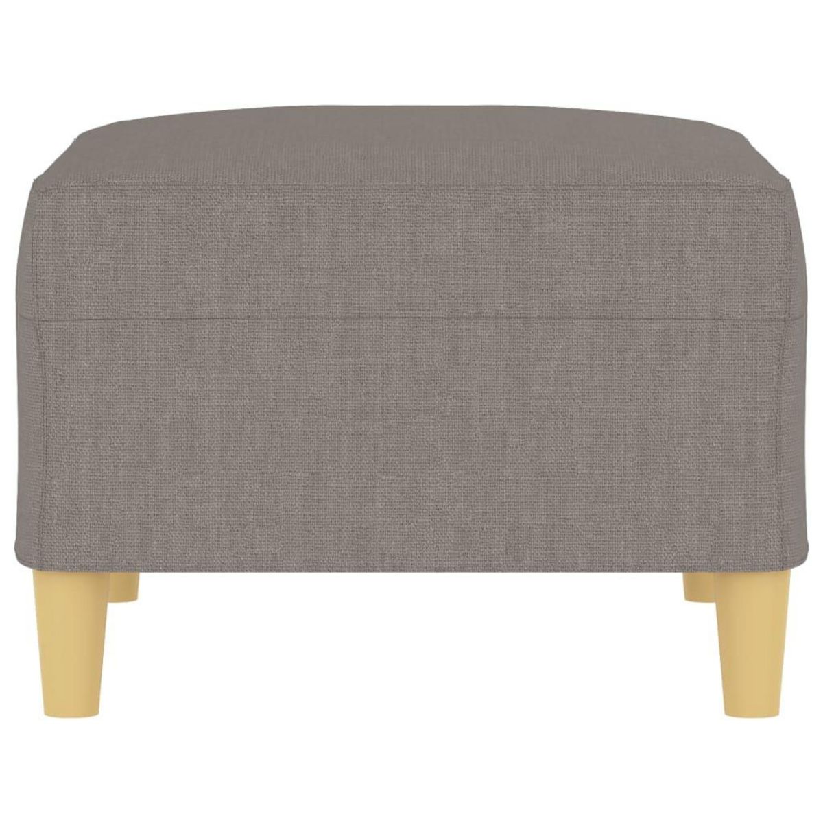VIDAXL Repose-pied Taupe 70x55x41 cm Tissu