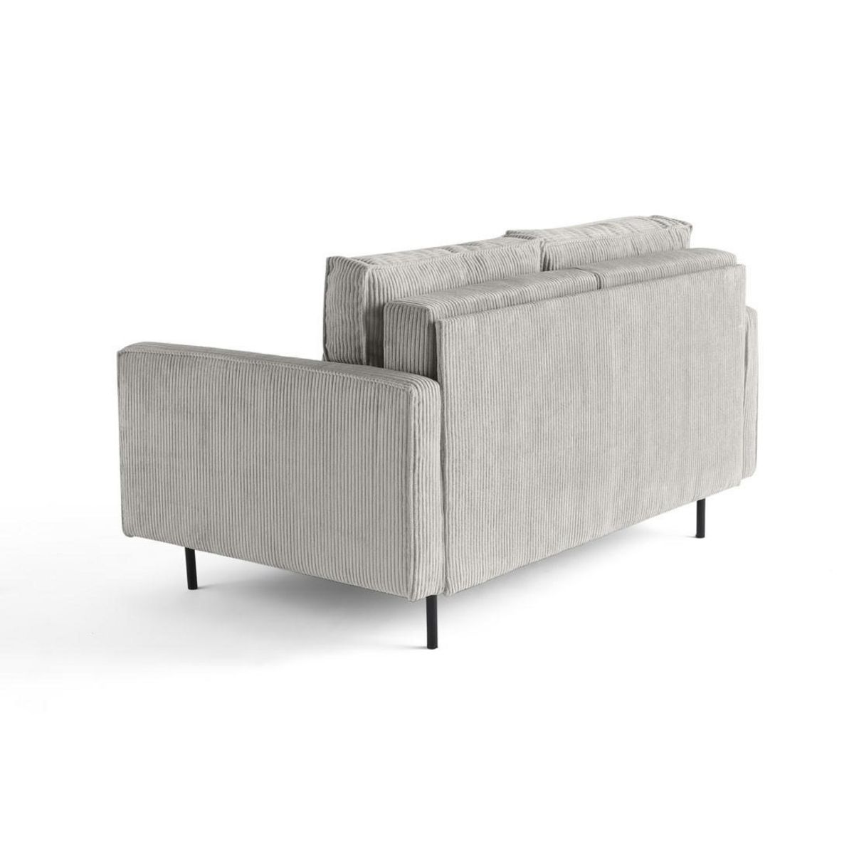 LISA DESIGN Charlie - canapé droit 2 places - en velours côtelé