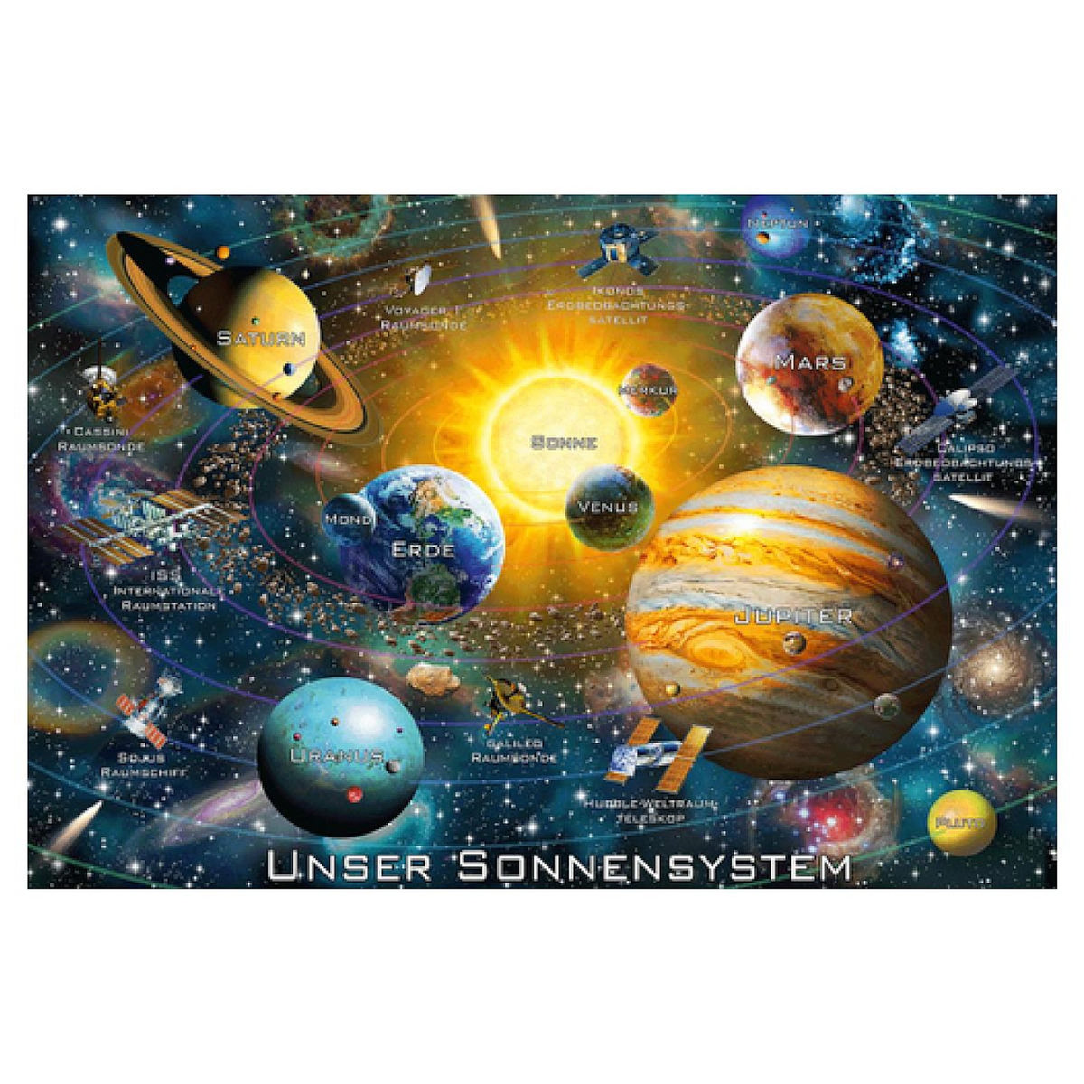 Schmidt Spiele 200 pcs Puzzle Notre système solaire,