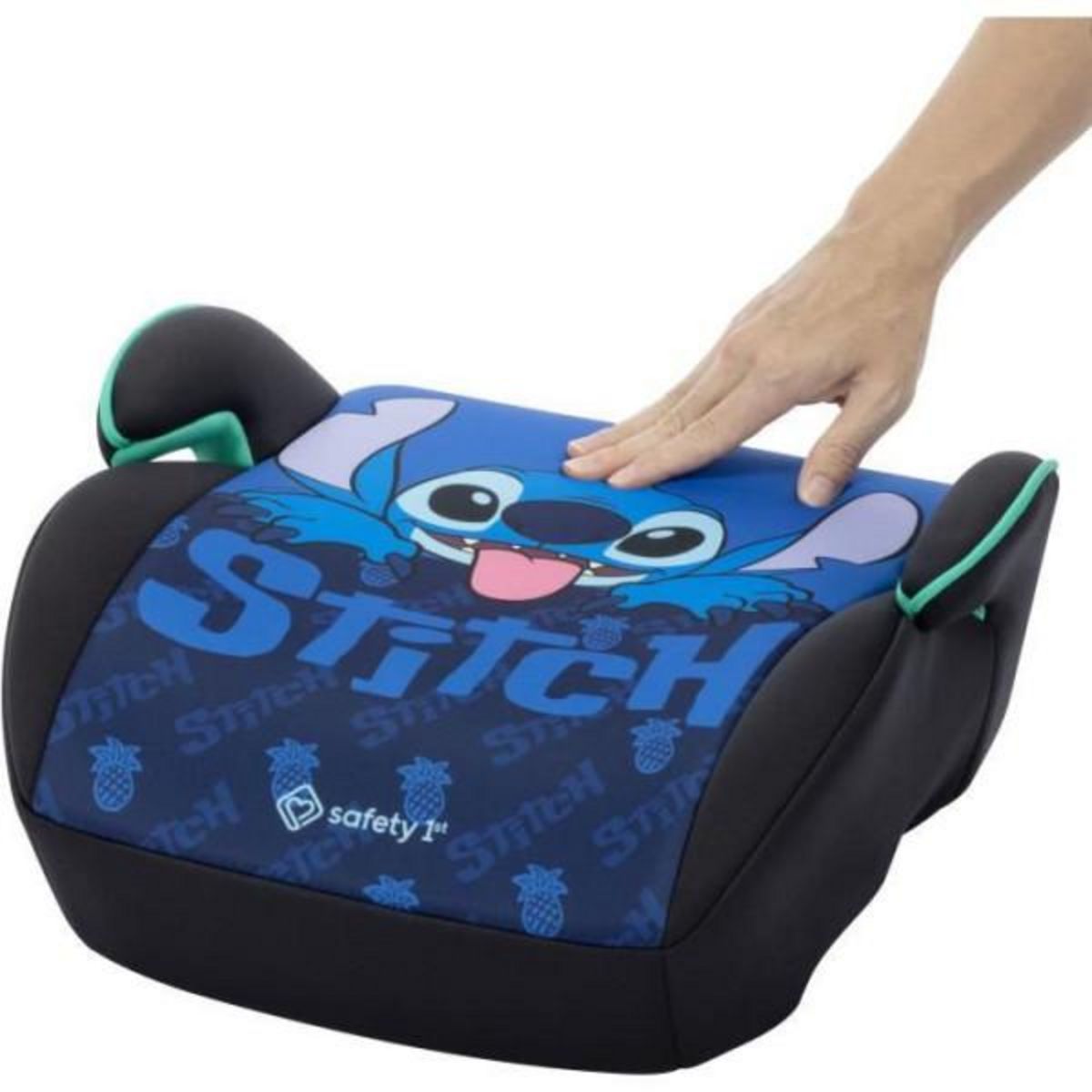 SAFETY 1ST Siege Auto SAFETY 1st Disney©  réhausseur Star Plus i-Safe Stitch, Groupe 3, ceinturé, de 6 a 10-12 ans (36kg), Classic Stitch