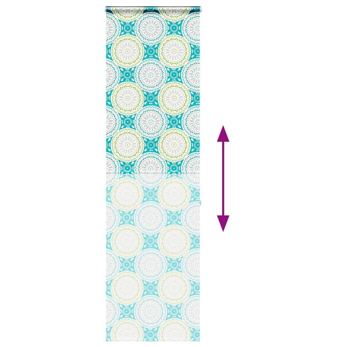 VIDAXL Store enrouleur de douche avec cassette largeur du tissu 66 cm