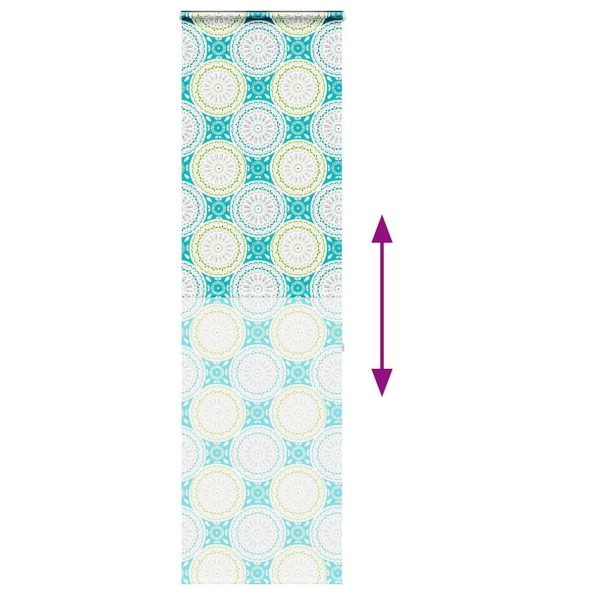 VIDAXL Store enrouleur de douche avec cassette largeur du tissu 66 cm