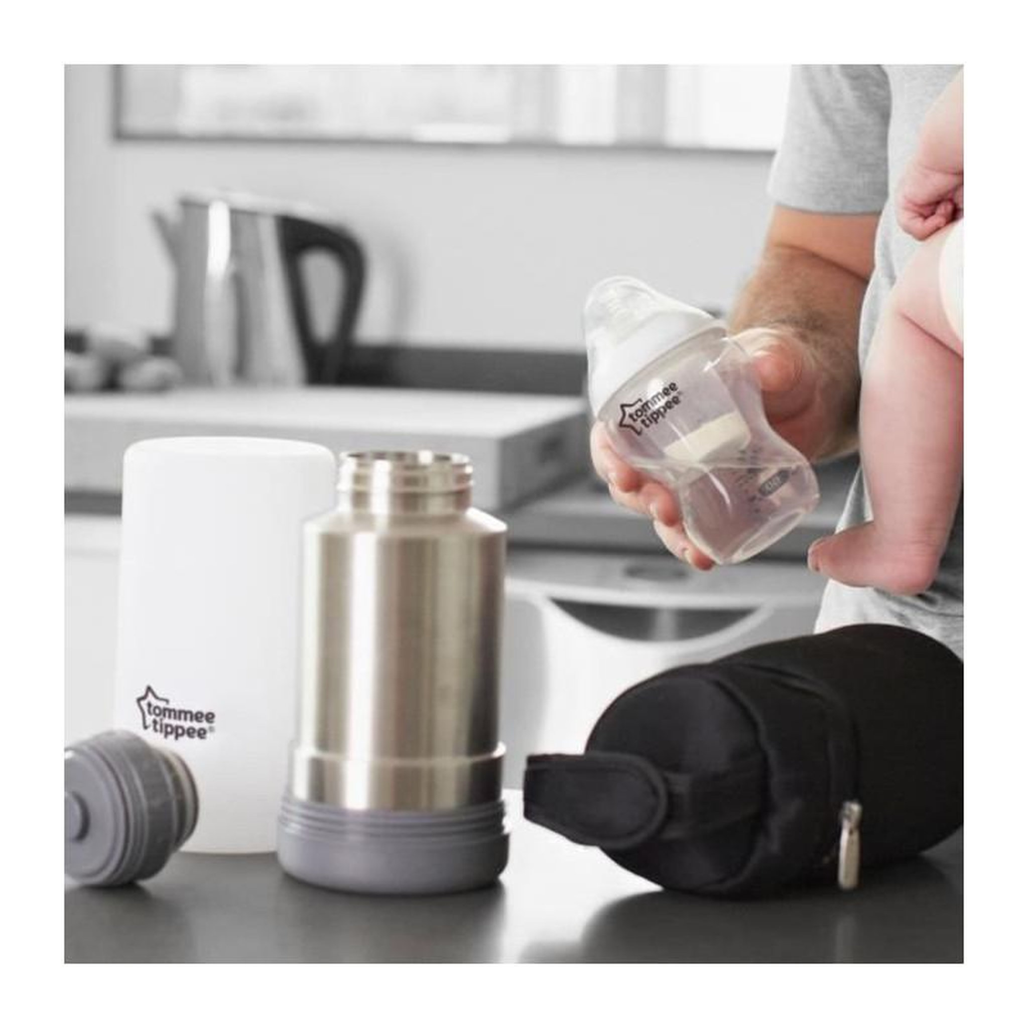 Voir la diapositive 4 : TOMMEE TIPPEE TOMMEE TIPPEE Thermos Chauffe-Biberon de Voyage