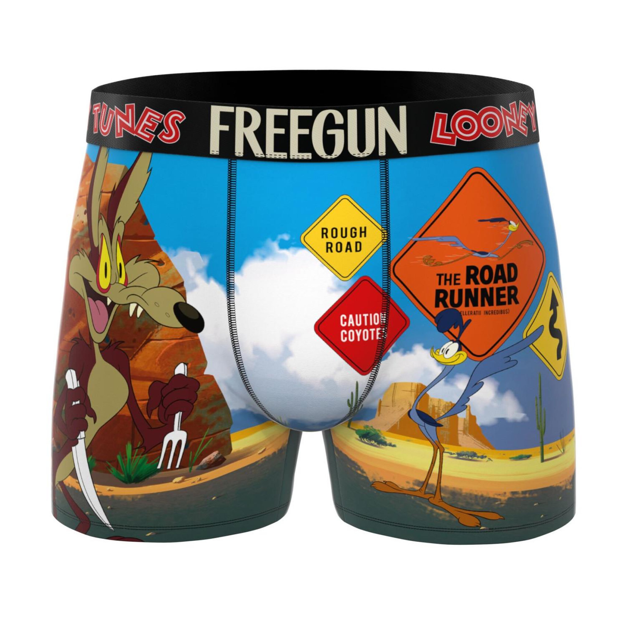 Voir la diapositive 5 : FREEGUN Lot de 4 boxers homme looney tunes