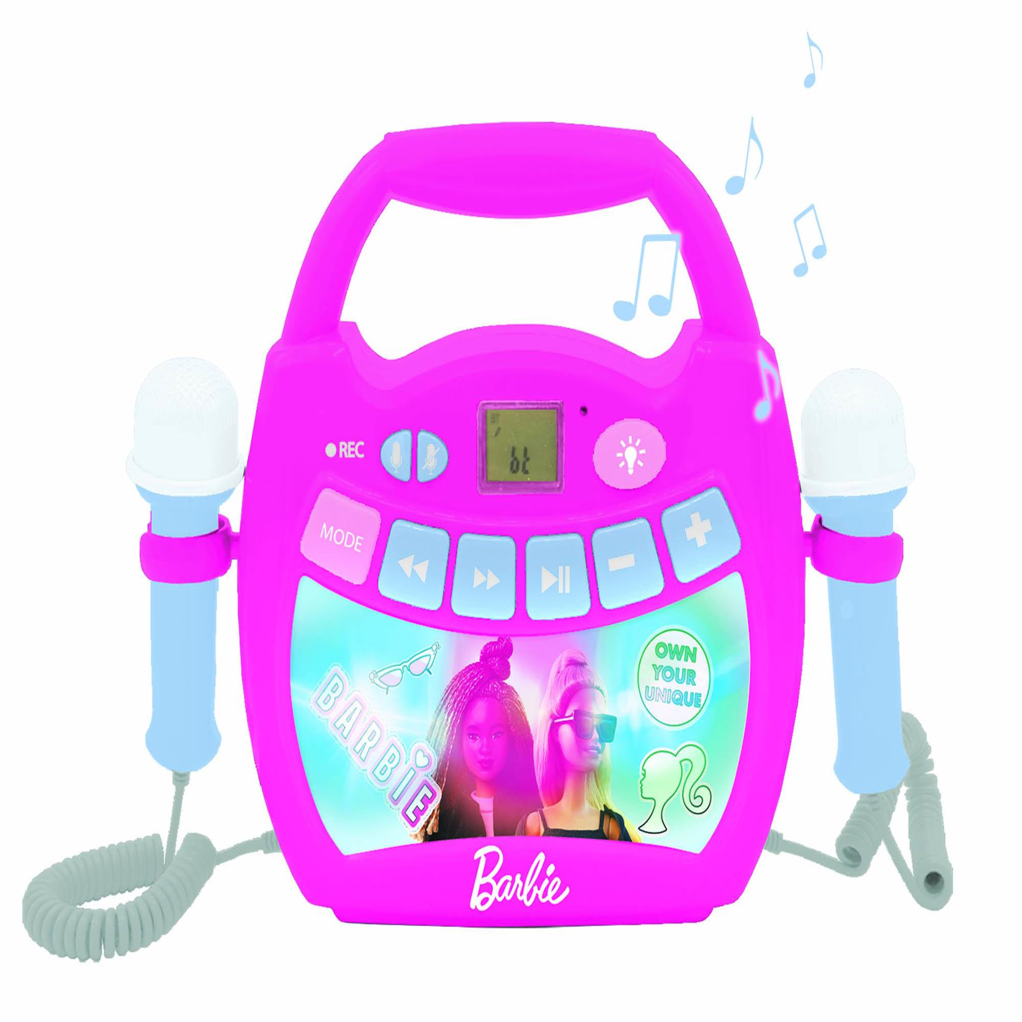 Voir la diapositive 2 : Lexibook Enceinte Bluetooth Barbie avec micros