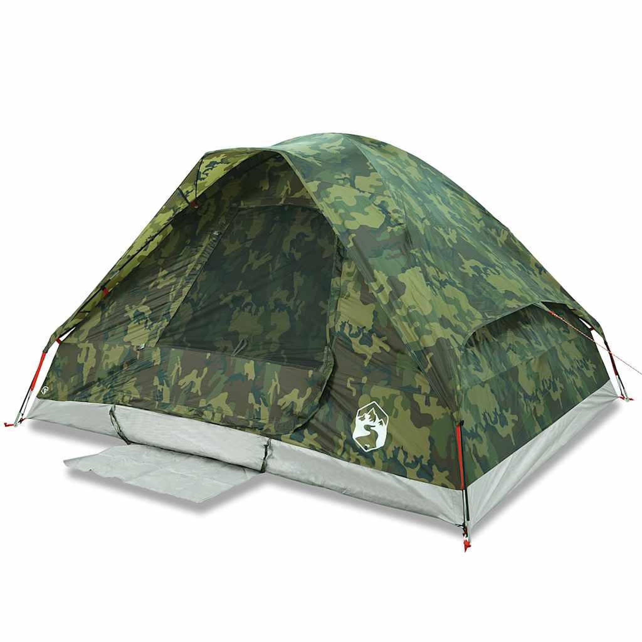 Voir la diapositive 2 : VIDAXL Tente de camping a dome 4 personnes camouflage impermeable