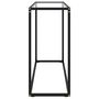 Voir la diapositive 3 : VIDAXL Table console Transparent 100x35x75 cm Verre trempe