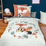 Voir la diapositive 2 : COTE DECO Parure de lit enfant Renard - 100% coton 57 fils/cm² - 140 x 200 cm