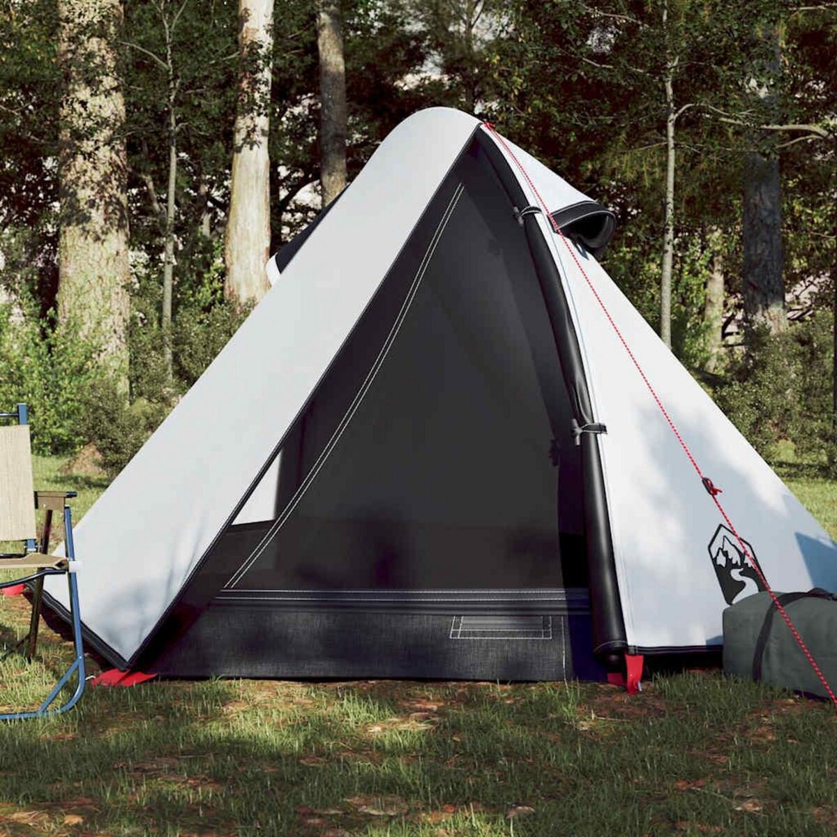 VIDAXL Tente de camping a dome 2 personnes tissu occultant impermeable