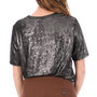 Voir la diapositive 2 : JACQUELINE DE YONG T-Shirt Noir Femme JDY Panther
