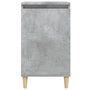 Voir la diapositive 5 : VIDAXL Table de chevet gris beton 40x35x70 cm bois d'ingenierie
