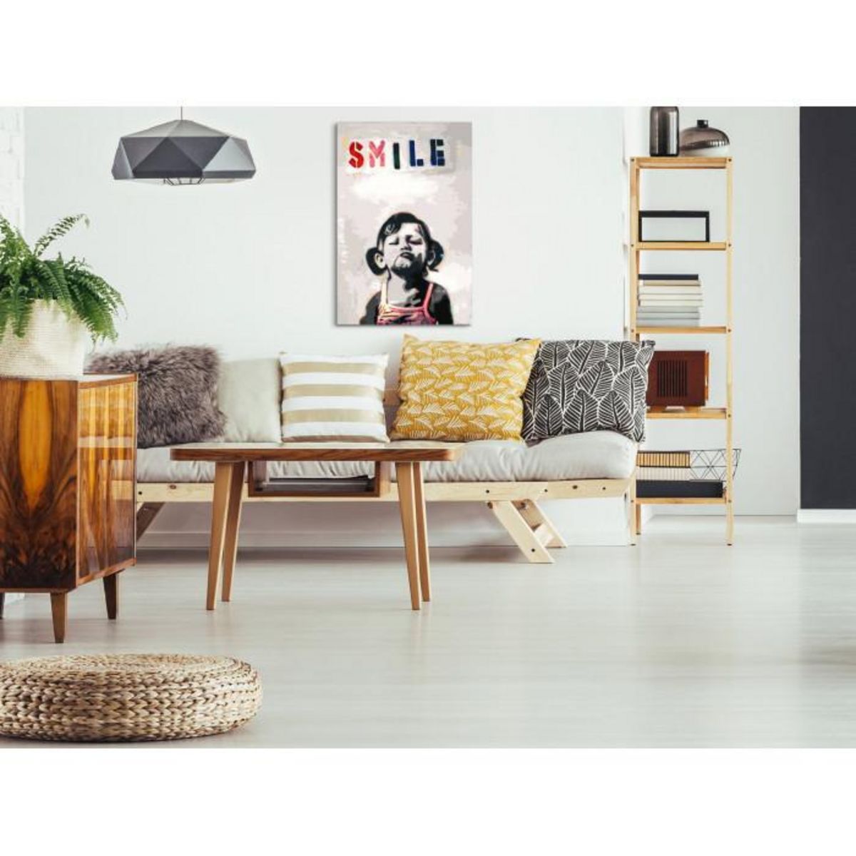 Paris Prix Tableau à Peindre Soi-Même  Little Girl  40x60cm