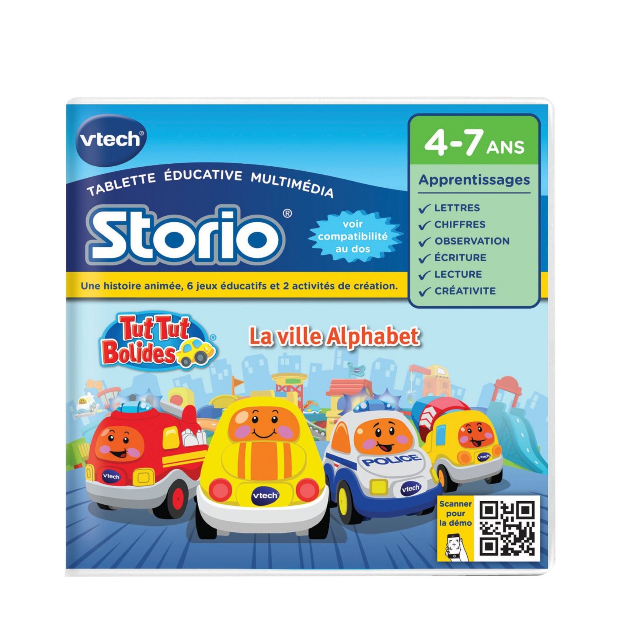 Rufus Un Petit Chien En Ville – Jeu Storio Vtech – Très Bon état