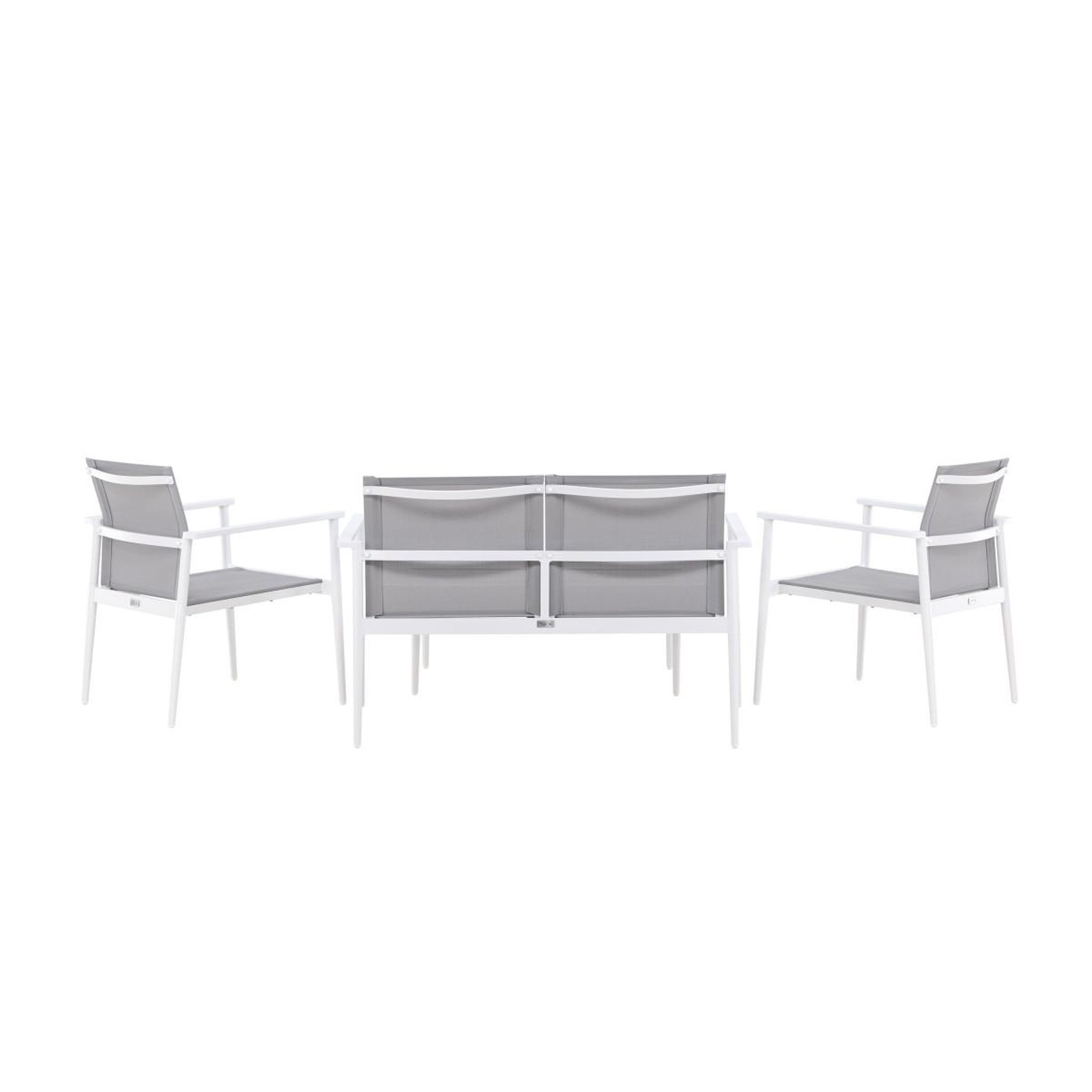 Voir la diapositive 6 : Paris Prix Salon de jardin  break  105cm blanc