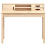 Voir la diapositive 5 : VIDAXL Bureau 110x50x93 cm Bois massif de pin