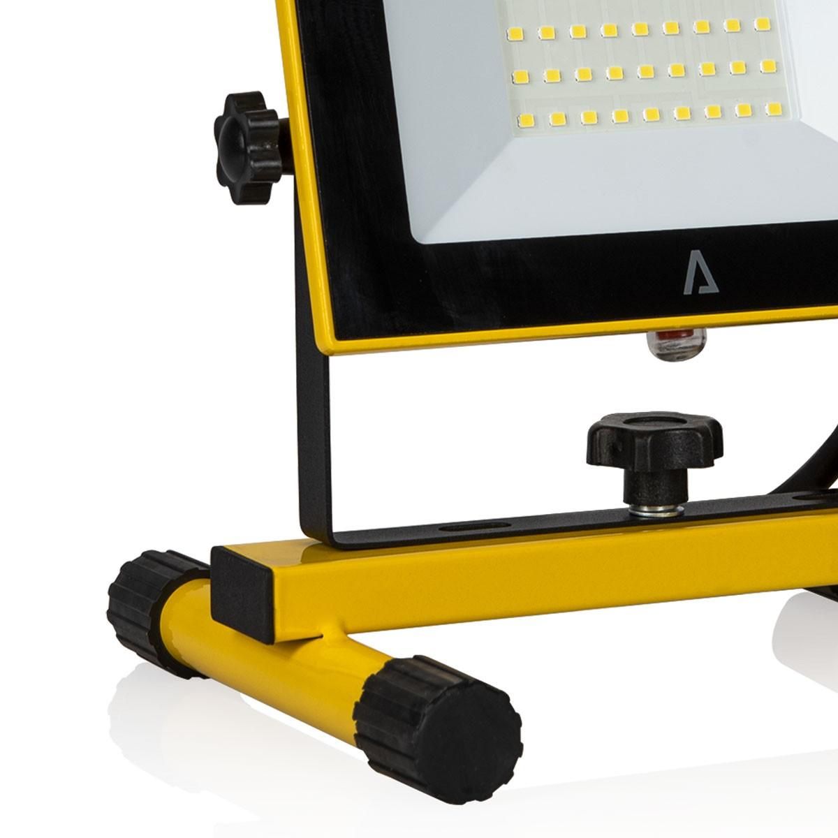 ASLO Projecteur LED portable 30W 2700Lm 6500K Extérieur/Intérieur IP65 ASLO