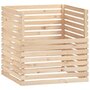 Voir la diapositive 2 : VIDAXL Composteur 100x100x102 cm Bois massif de pin