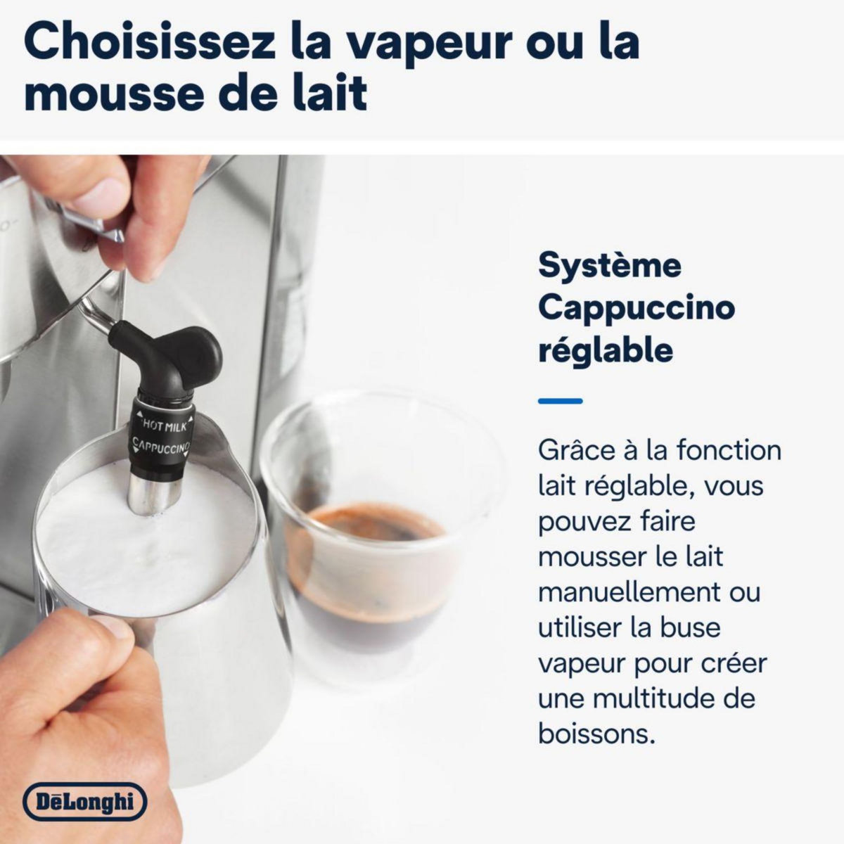 DELONGHI Machine à expresso Dedica EC685.M inox