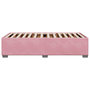 Voir la diapositive 5 : VIDAXL Cadre de lit sans matelas rose 90x190 cm velours