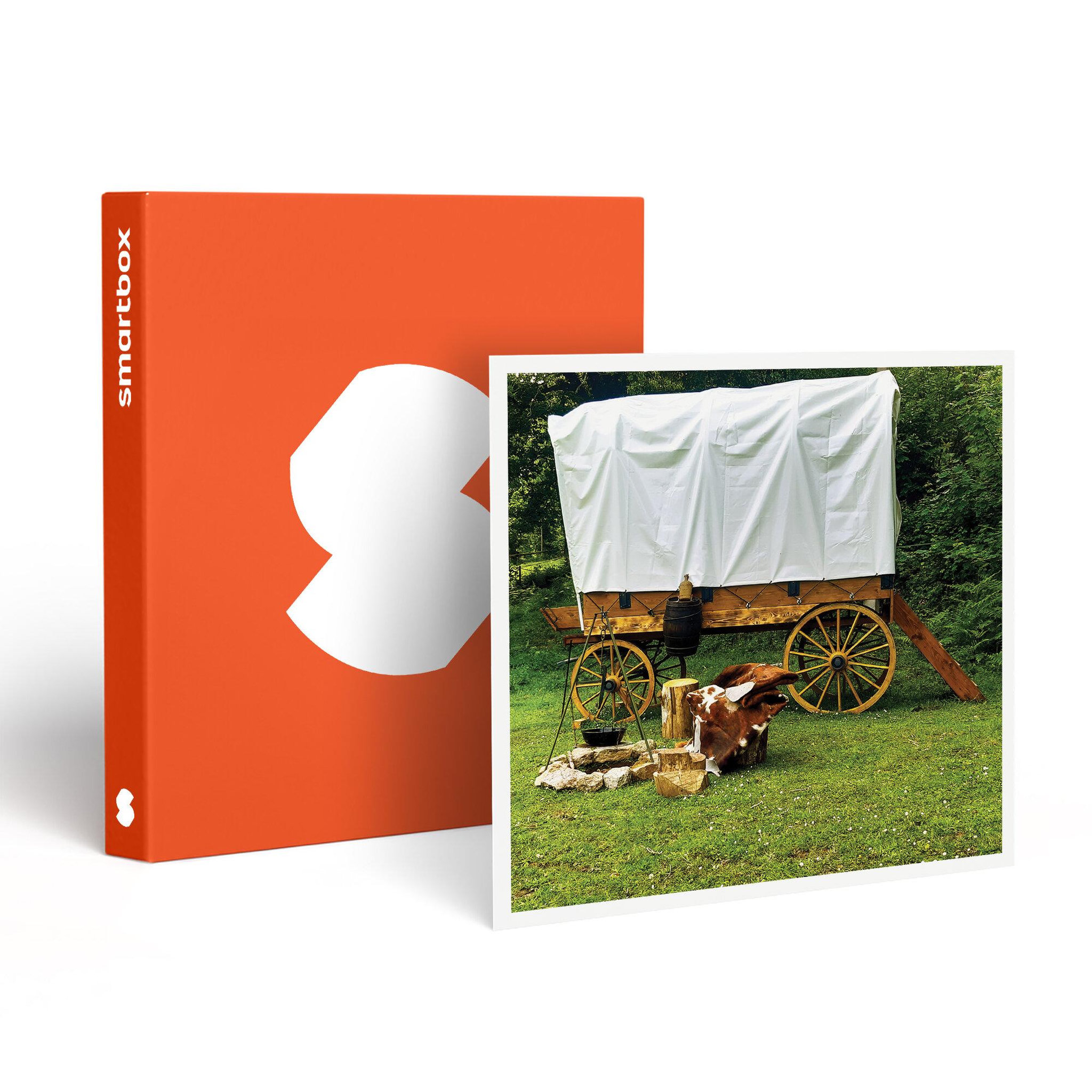 Smartbox 4 jours insolites en chariot western près de quimperlé - coffret cadeau séjour