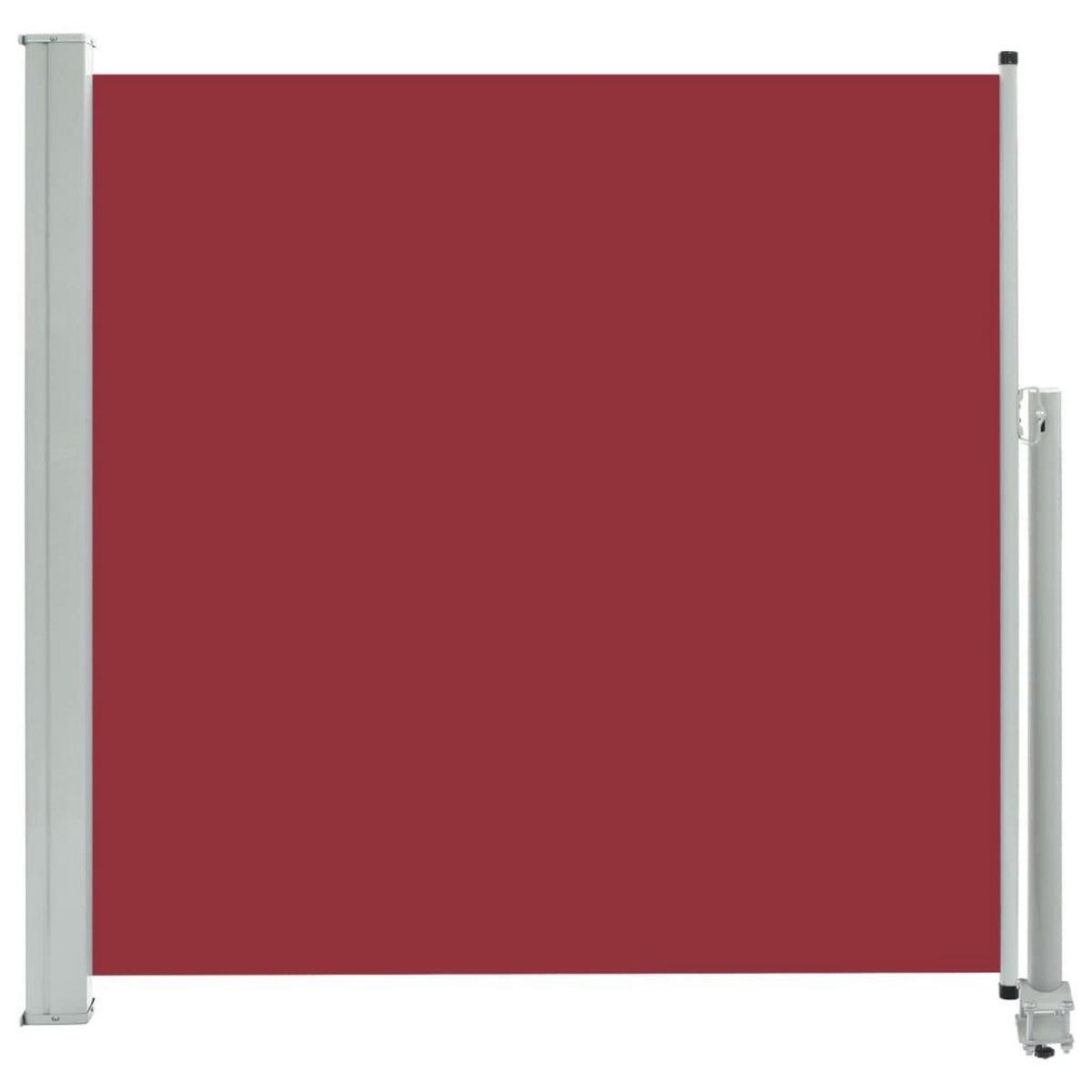 VIDAXL Auvent lateral retractable de patio 160x300 cm Rouge
