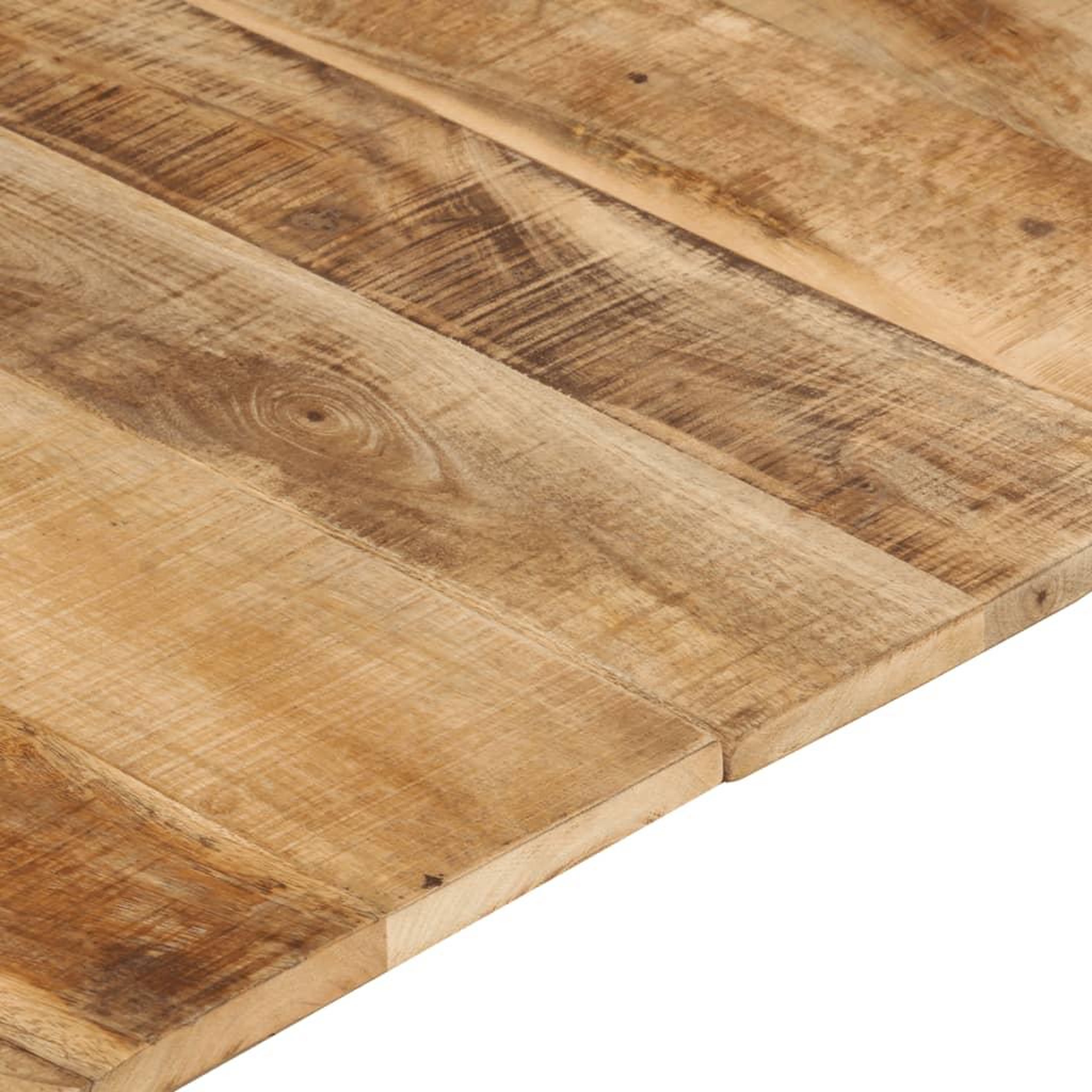 Voir la diapositive 5 : VIDAXL Dessus de table bois de manguier solide 15-16 mm 140x60 cm