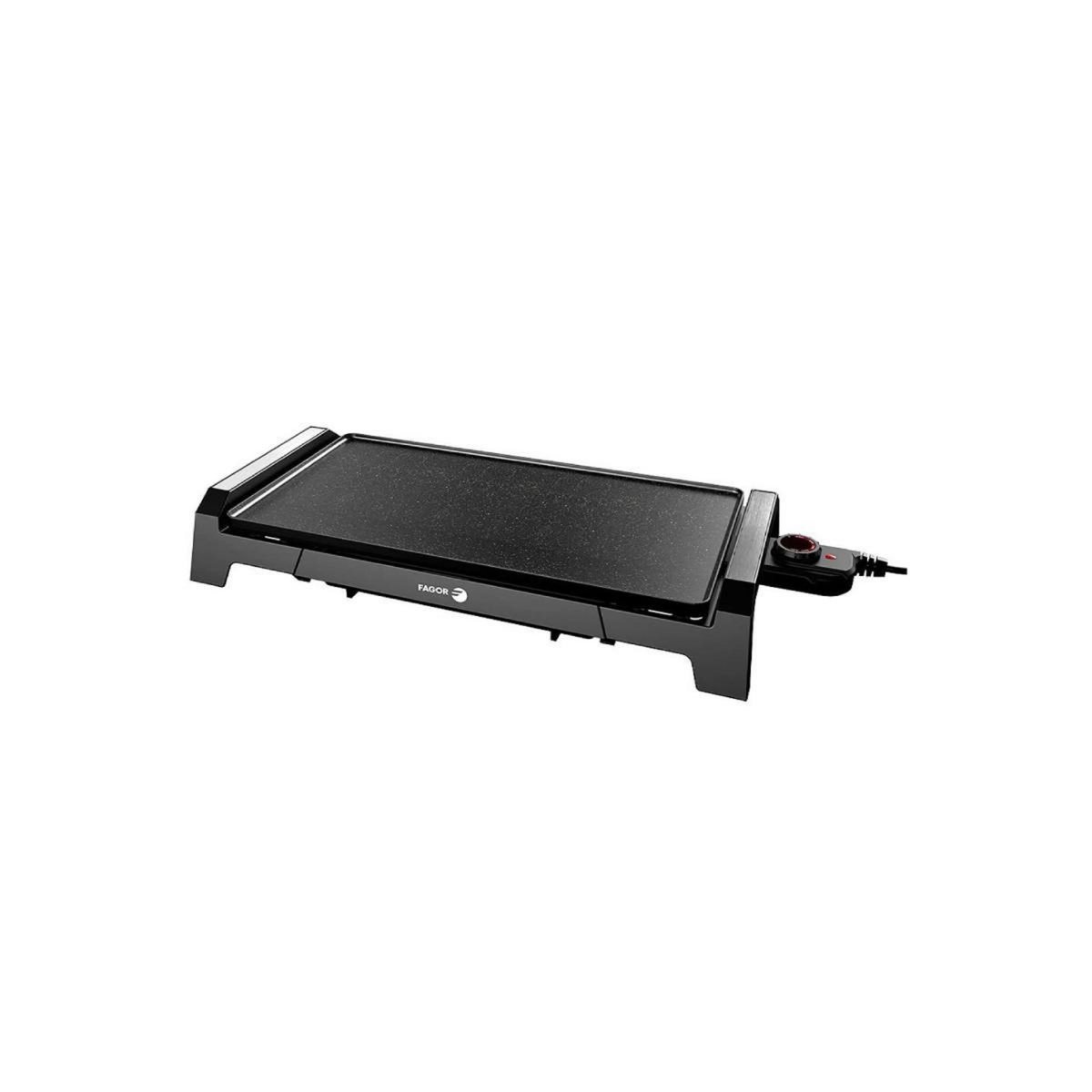 Fagor Plancha 2200W Revêtement anti-adhésif Effet pierre noire FAGOR