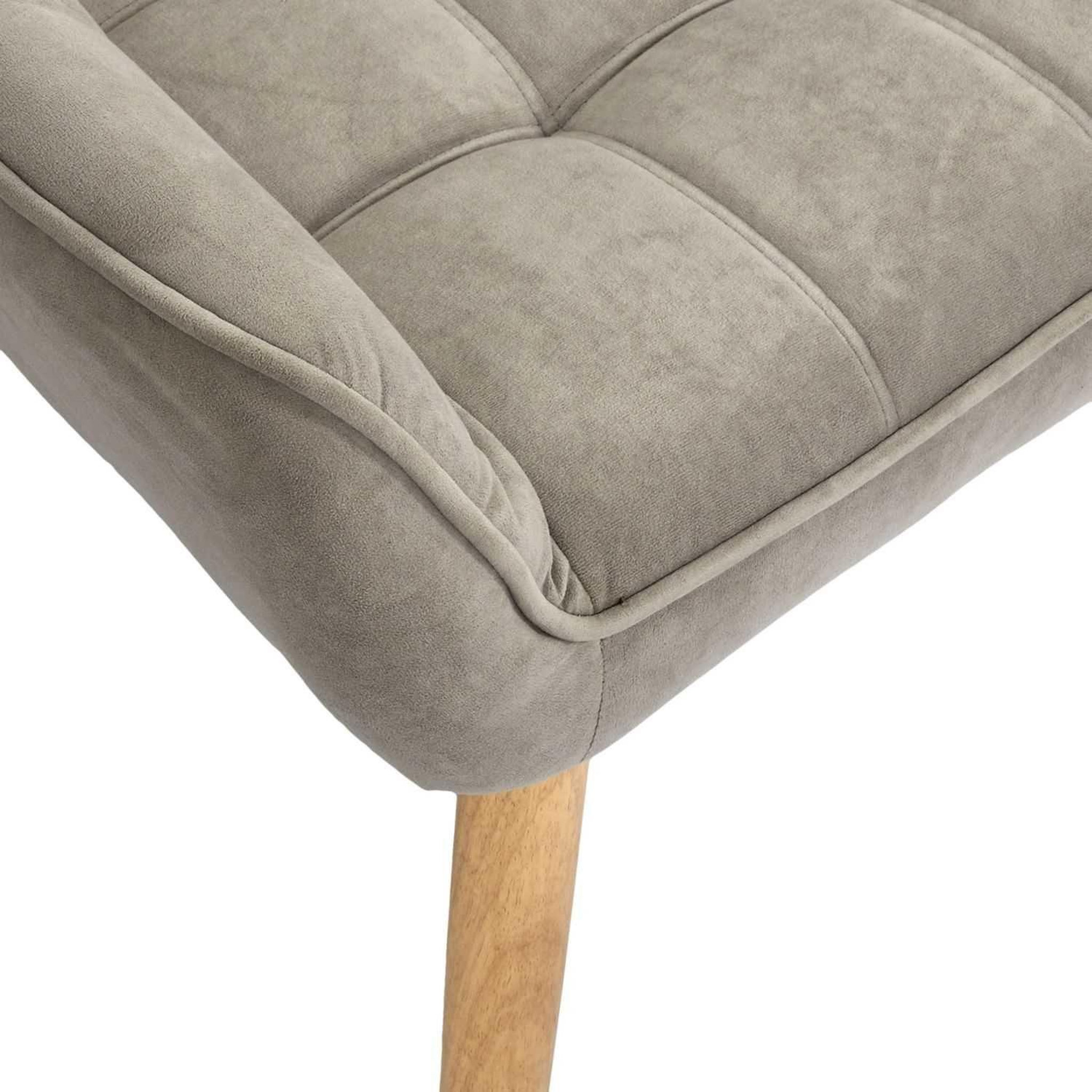 Voir la diapositive 6 : The Home Deco Factory Canapé namsos - 2 places - taupe